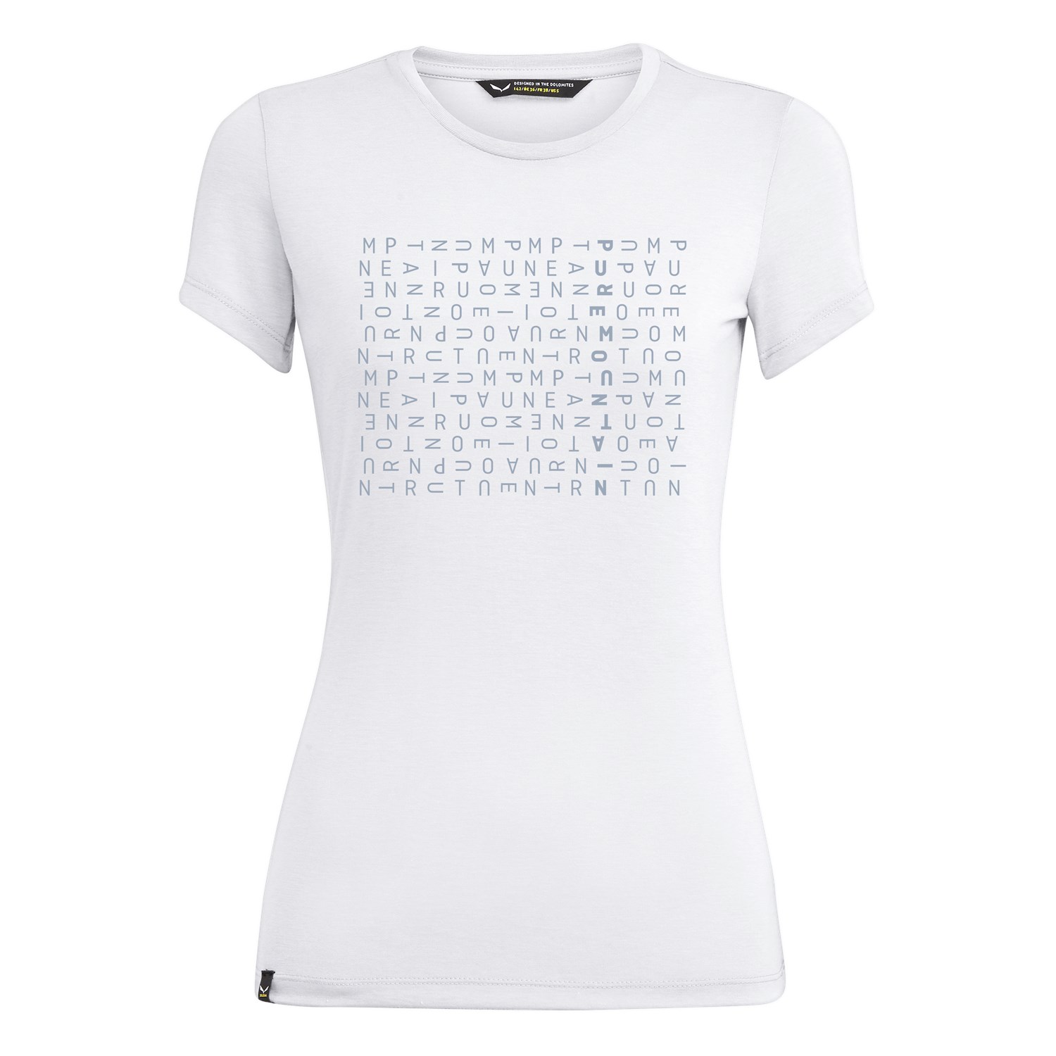 Salewa Women's Crosswords Dri-Release® T-Shirts White ETB-873149